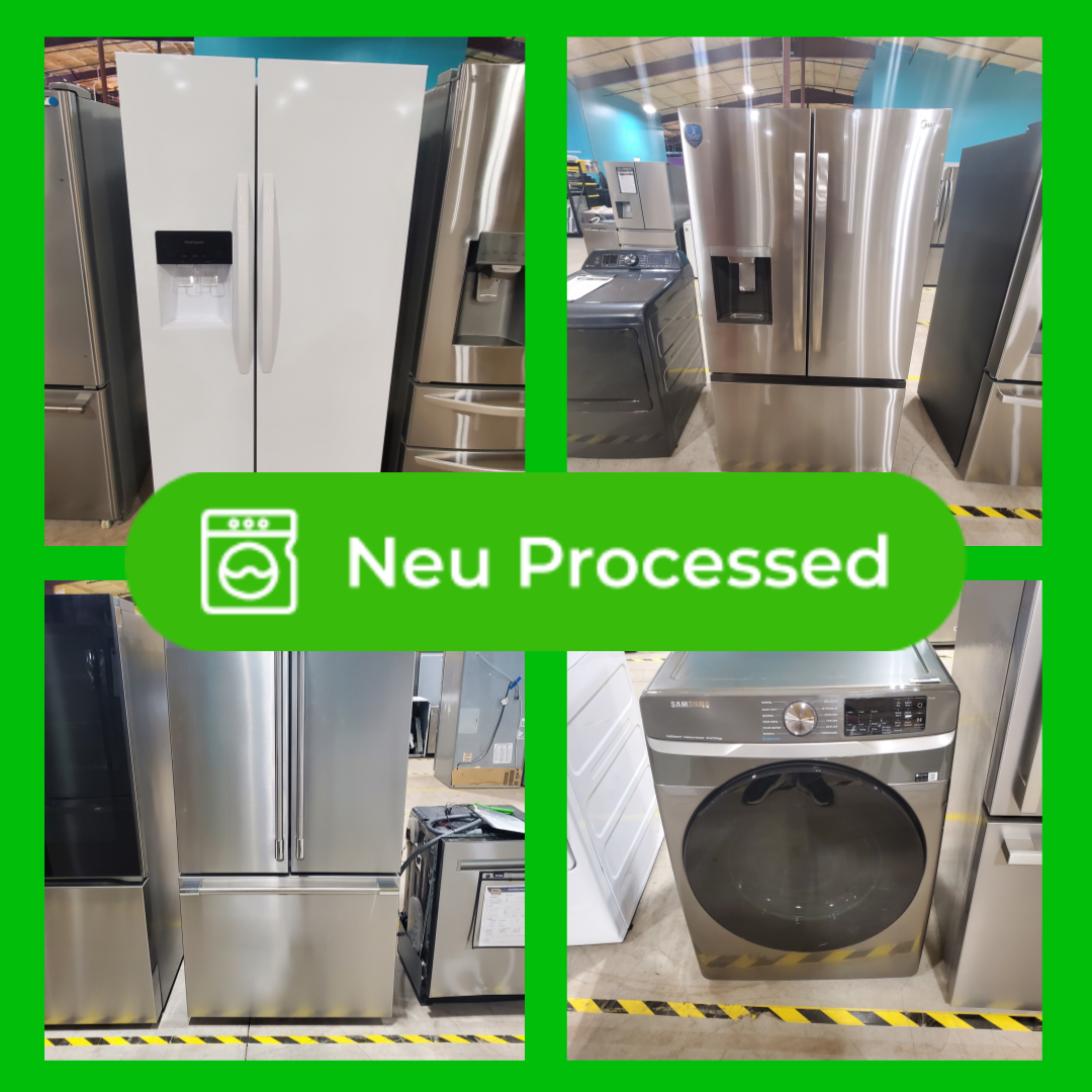 #1571 Liquidation Half Truckload of 16 Neu Processed Appliances in Texas