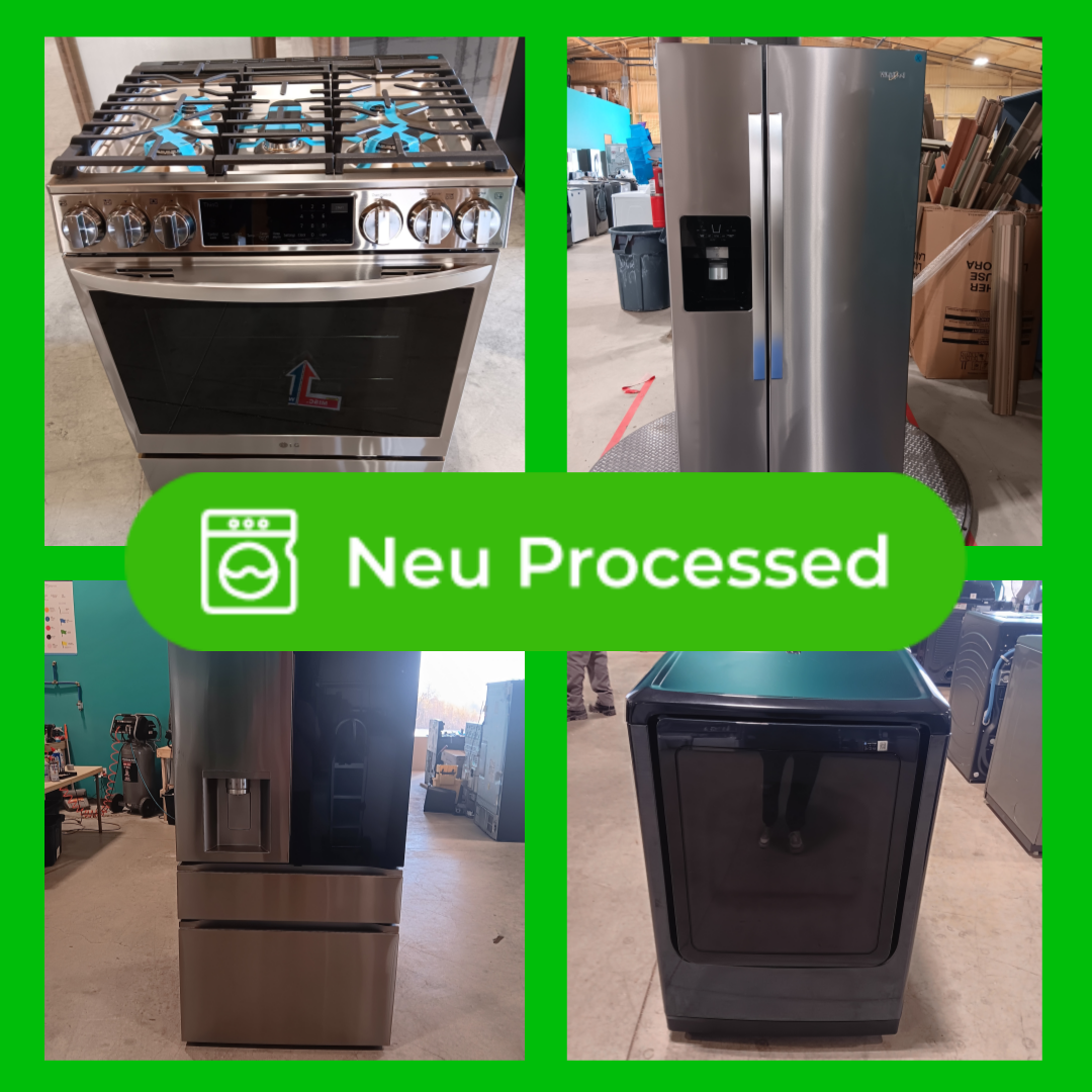 #1538 Liquidation Half Truckload of 16 Neu Processed Appliances in Texas