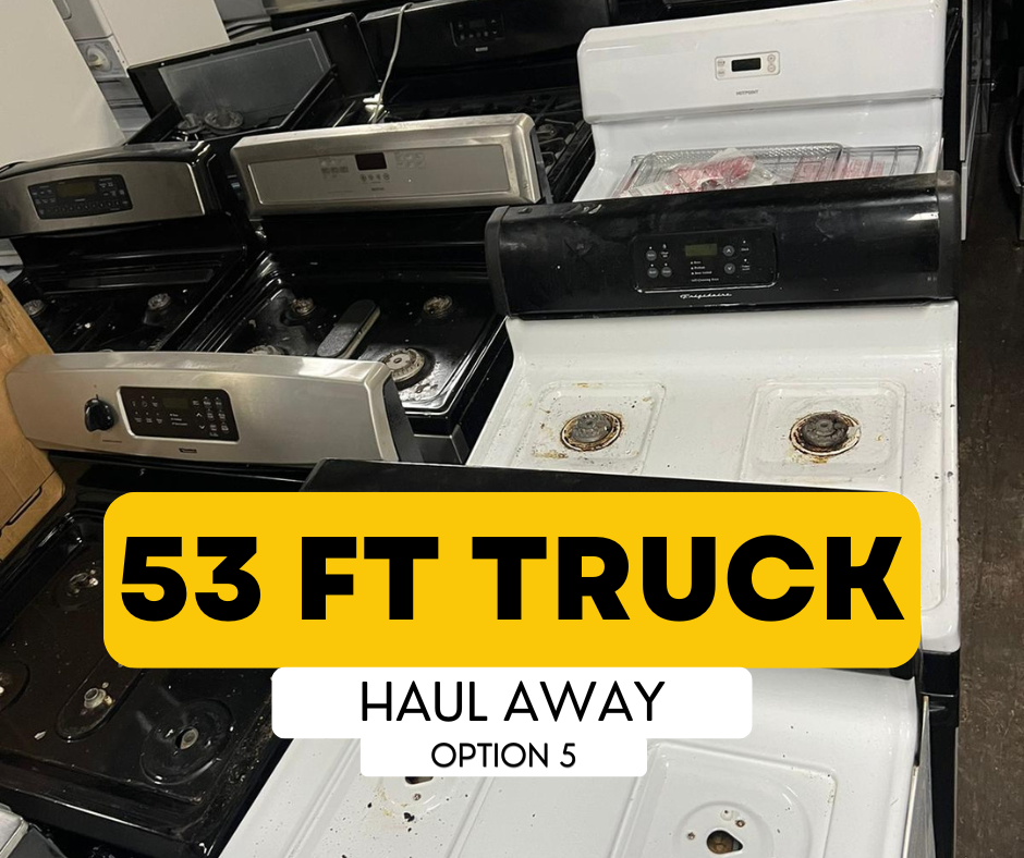 #1636 Liquidation Full Truckload of 97 Haul Aways (Used) Appliances in Morgantown, WV