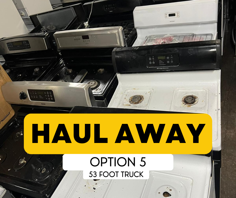 #1636 Liquidation Full Truckload of 97 Haul Aways (Used) Appliances in Morgantown, WV