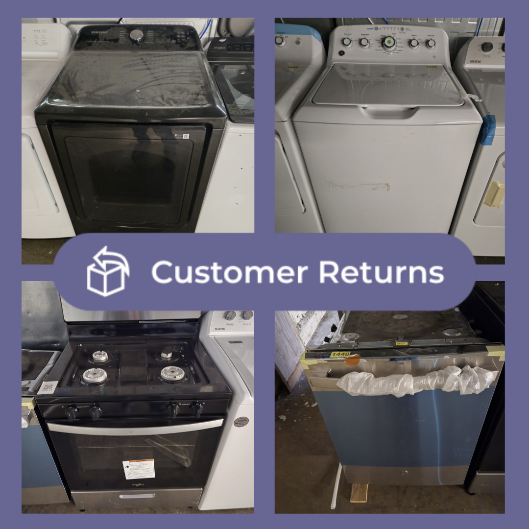 #1513 Liquidation Half Truckload of 24 Customer Return Appliances in South Carolina - Patchwork