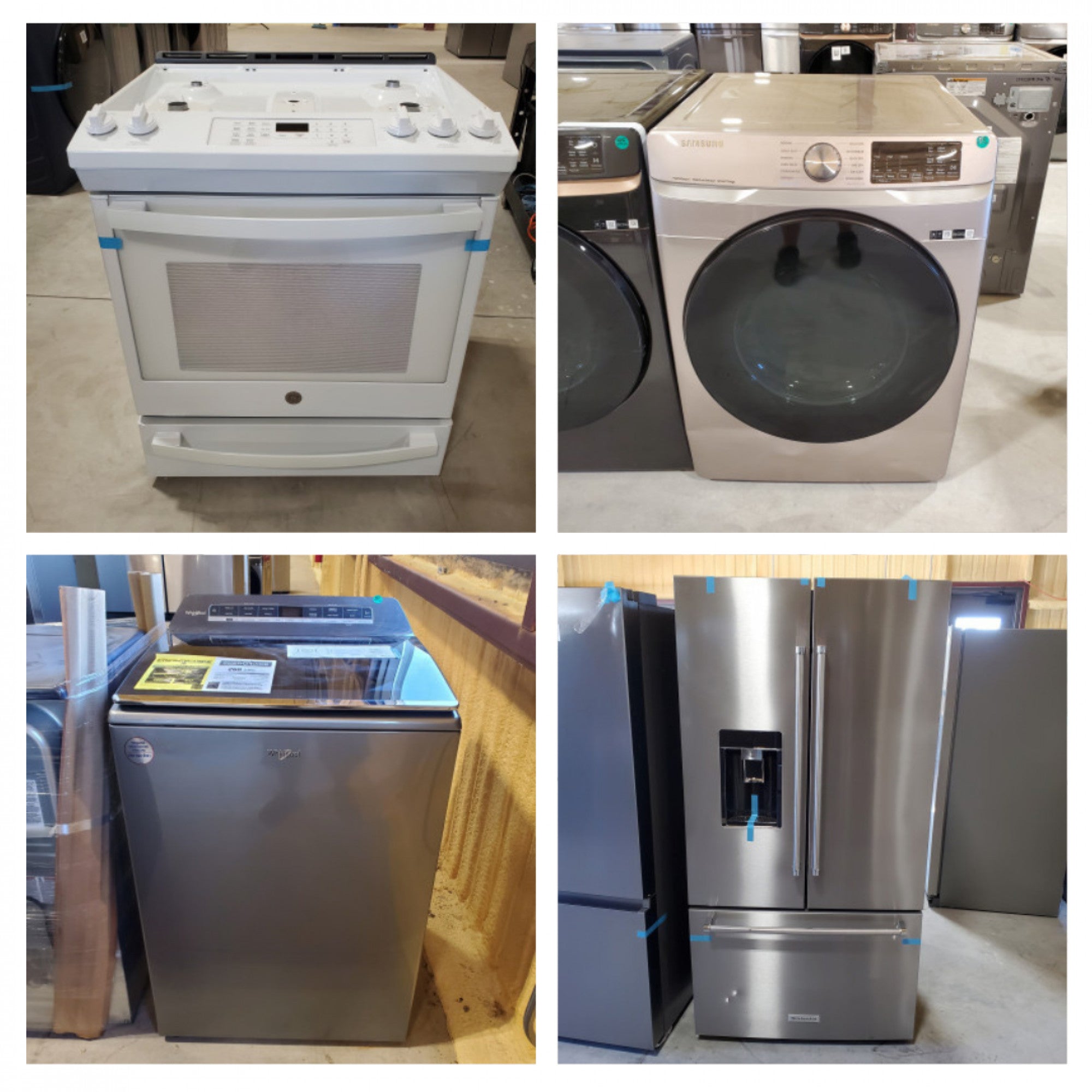 #1209 Liquidation Half Truckload of 12 Neu Processed Appliances in Texas