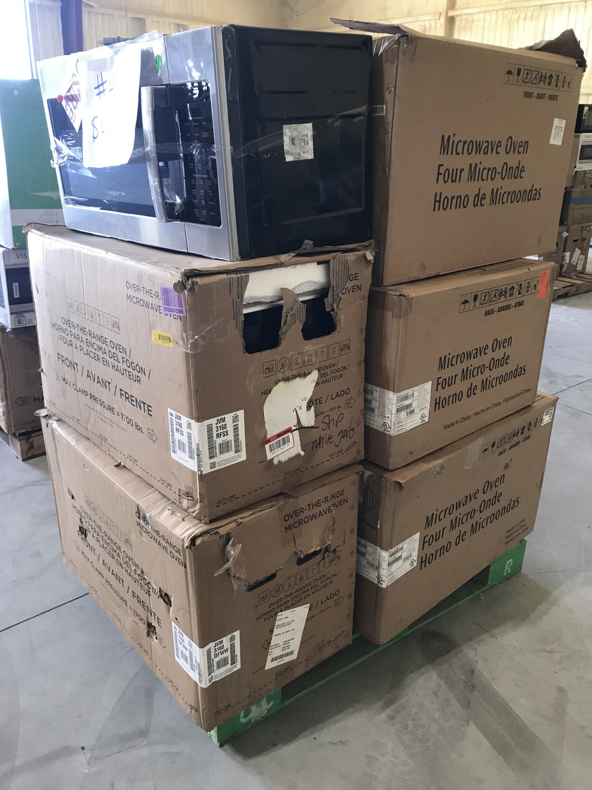 #41 Wholesale Pallet | 6 Customer Return Over the Range