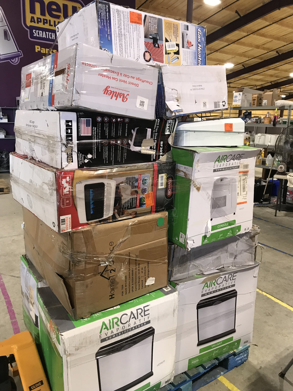 #61 Wholesale Pallet | 14 Customer Return Humidifiers, Heaters, Miscellaneous