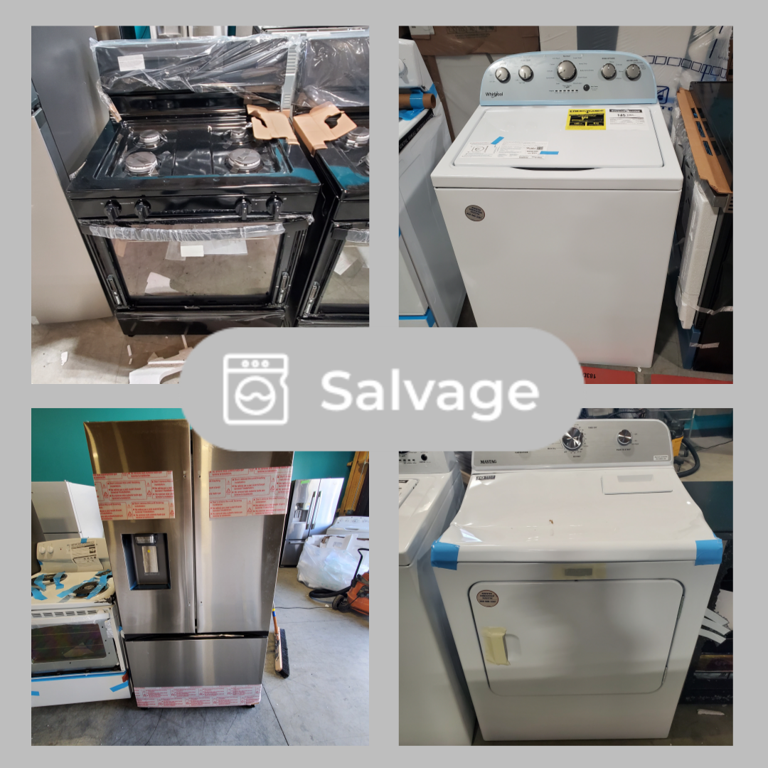 #1473 Liquidation Half Truckload of 38 Salvage Appliances in Texas