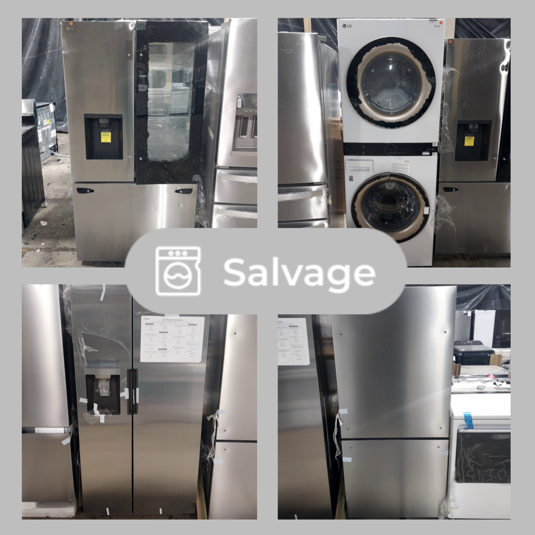 #1373 Liquidation Half Truckload of 23 Salvage Appliances in South Carolina - Saco