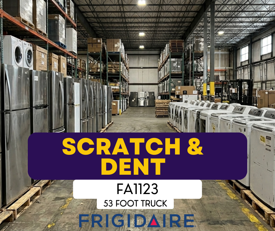 # FA1123 Liquidation Full Truckload of 64 Scratch and Dent Appliances in Easley, South Carolina