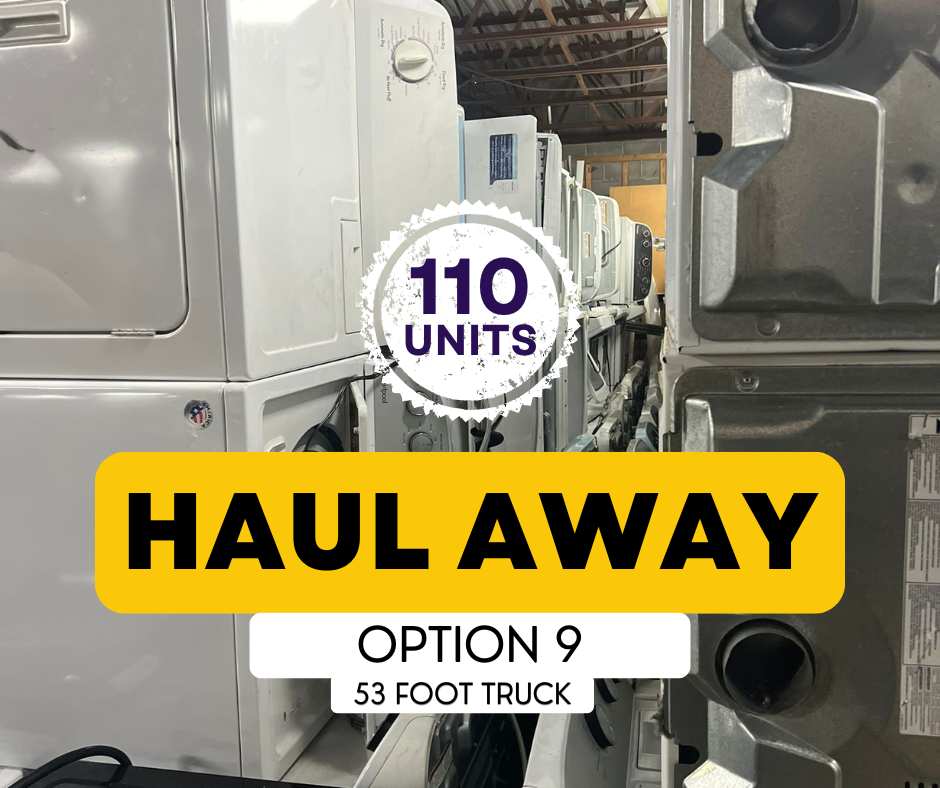 #1710 Liquidation Full Truckload of 110 Haul Aways (Used) Appliances in Morgantown, WV