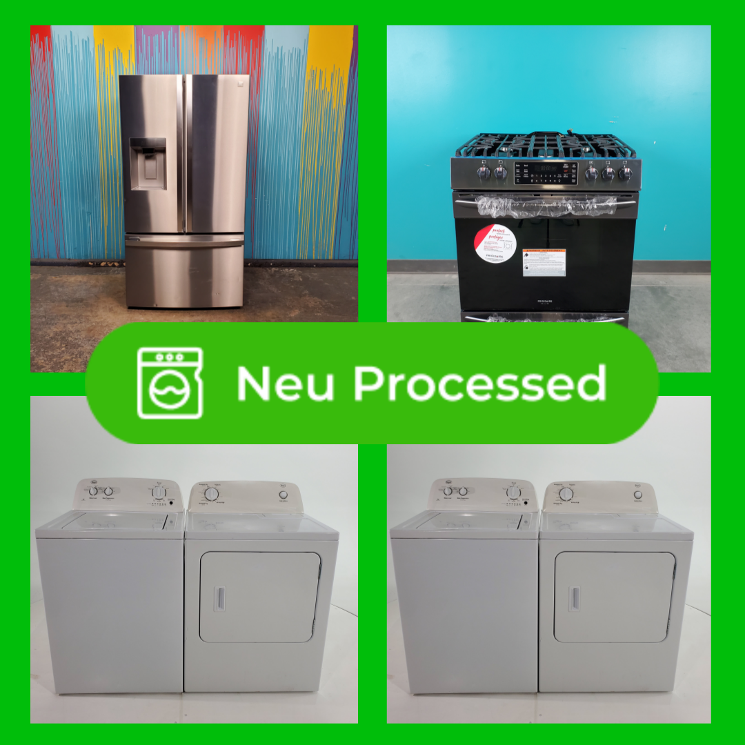 #1325 Liquidation Half Truckload of 8 Neu Processed Appliances in Texas