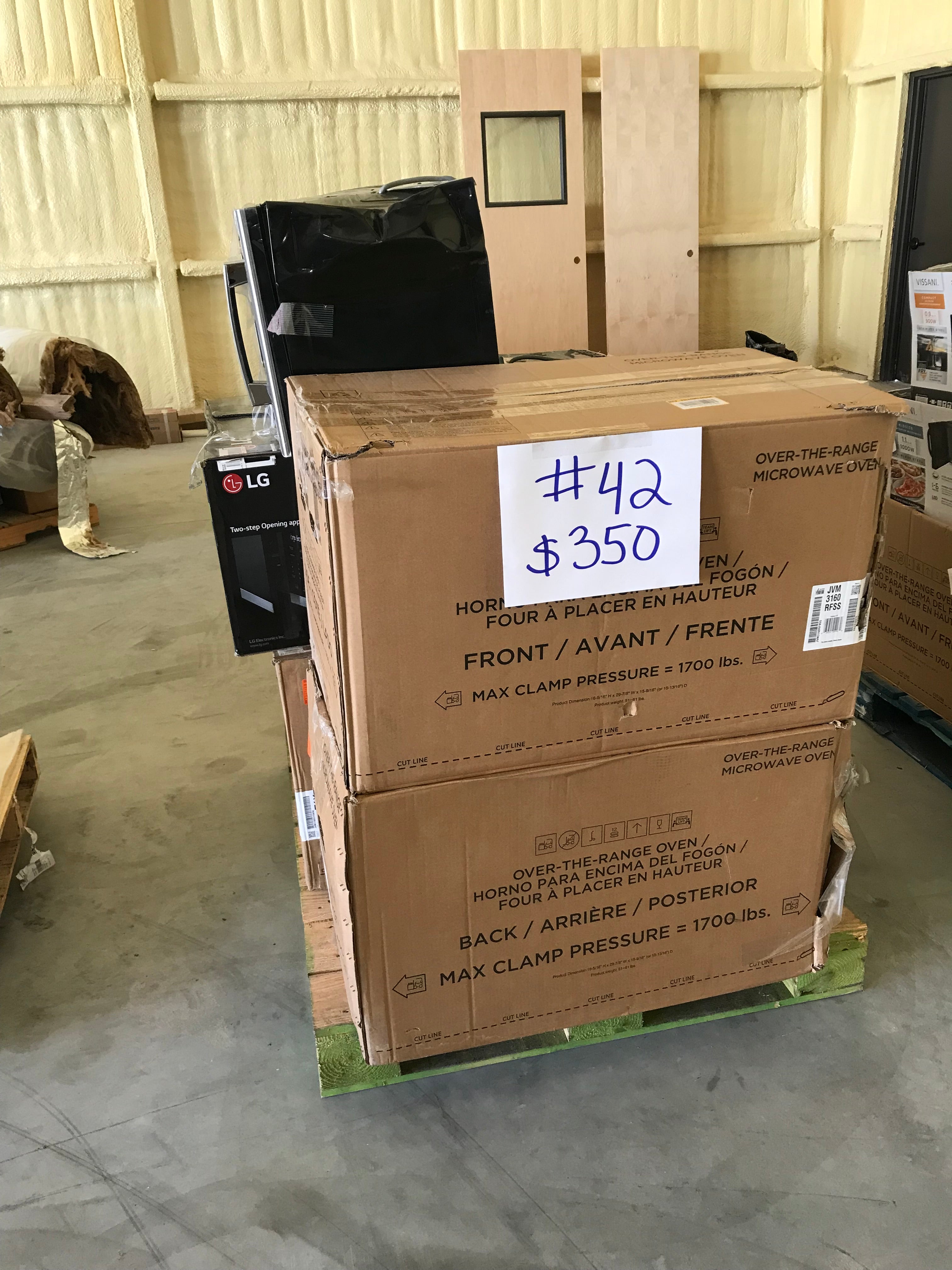 Pallet 42 - OTR Microwaves
