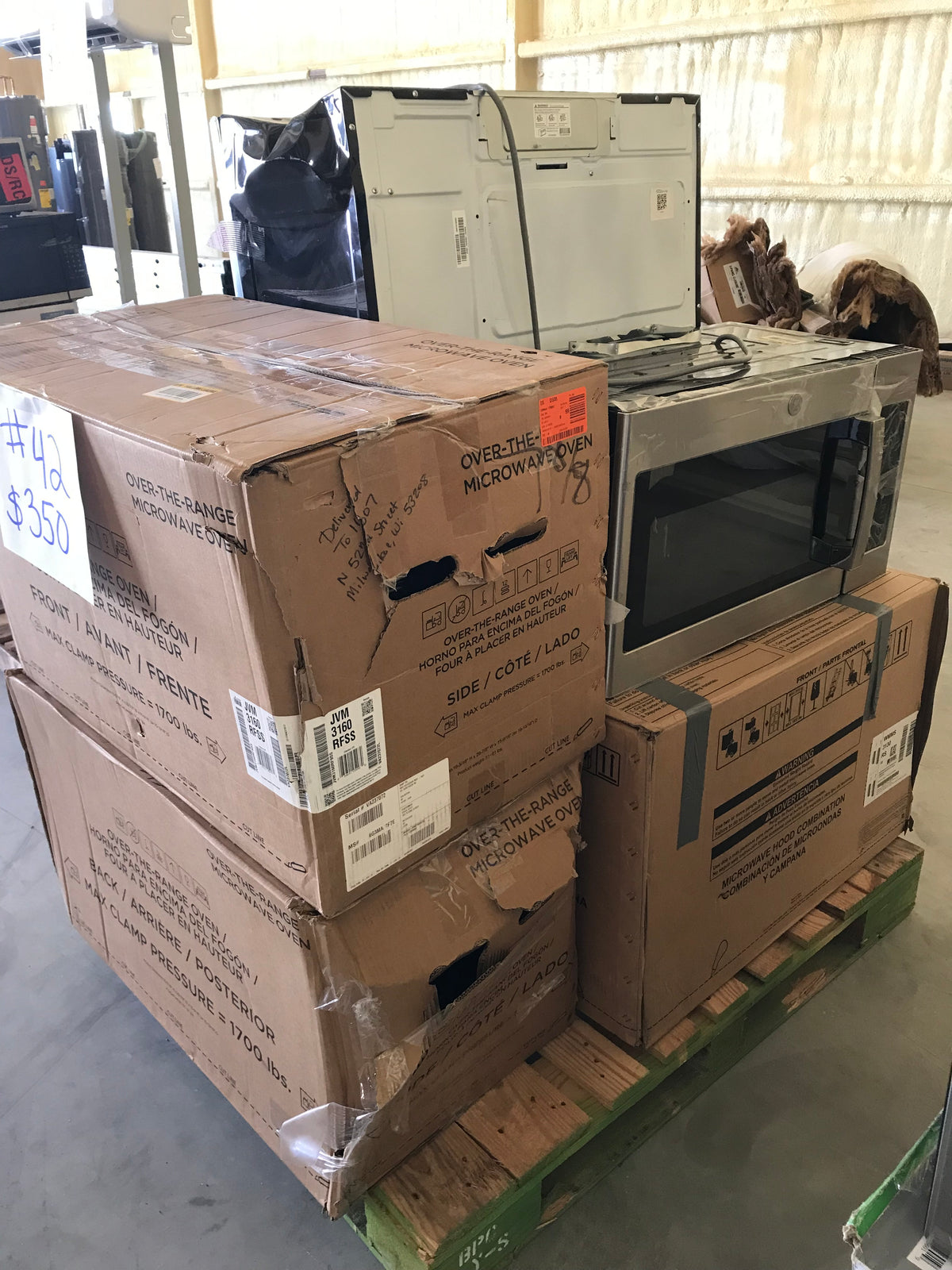 Pallet 42 - OTR Microwaves
