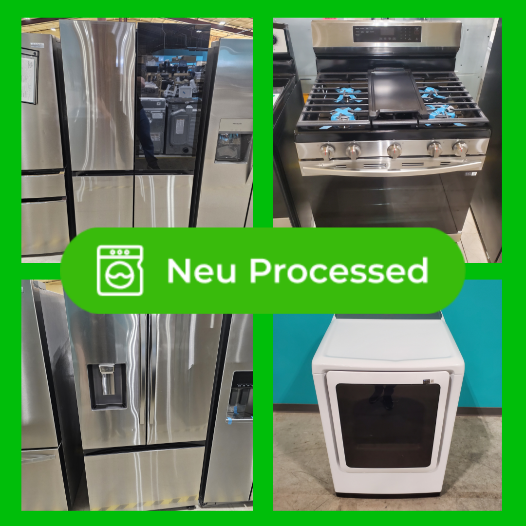 #1566 Liquidation Half Truckload of 14 Neu Processed Appliances in Texas