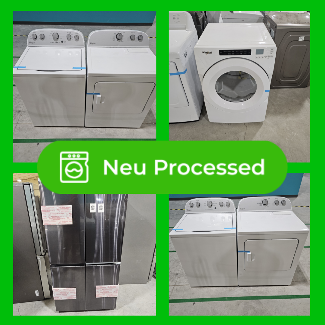 #1287 Liquidation Half Truckload of 21 Neu Processed Appliances in Texas