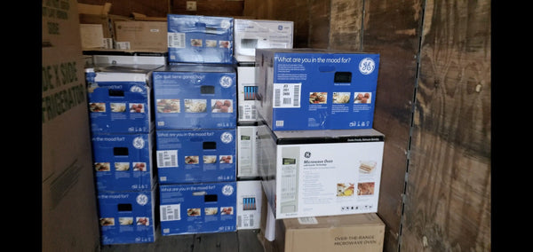 Ge scratch and dent appliances like these are sold to our wholesale members weekly.