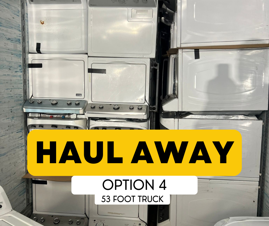 Haul Away Wholesale Appliance Full Truckload Option 4