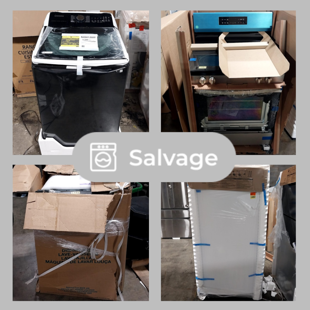 #1482 Liquidation Full Truckload of 55 Salvage Appliances in South Carolina - Saco