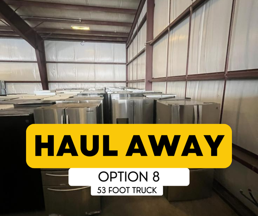 Haul Away Wholesale Appliance Loads Option 8