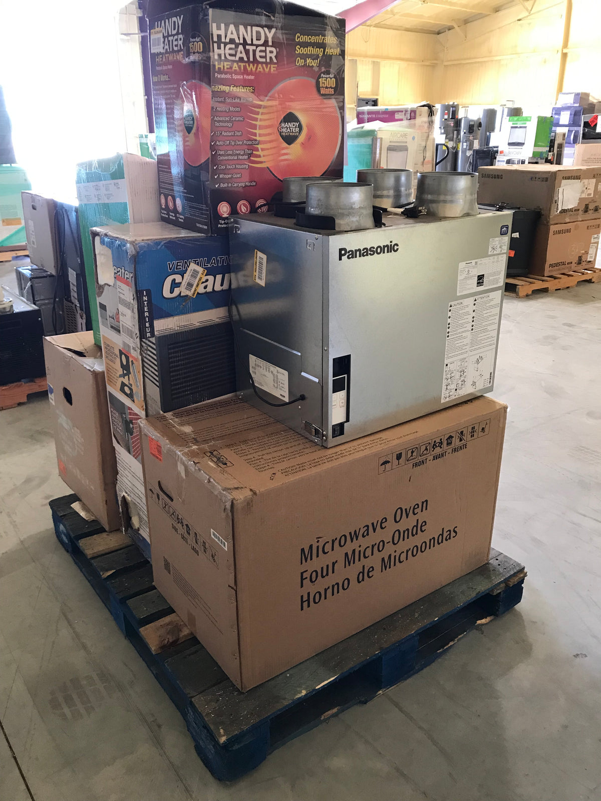 Pallet 52 - Panasonic Exhaust Fan - Mixed appliances