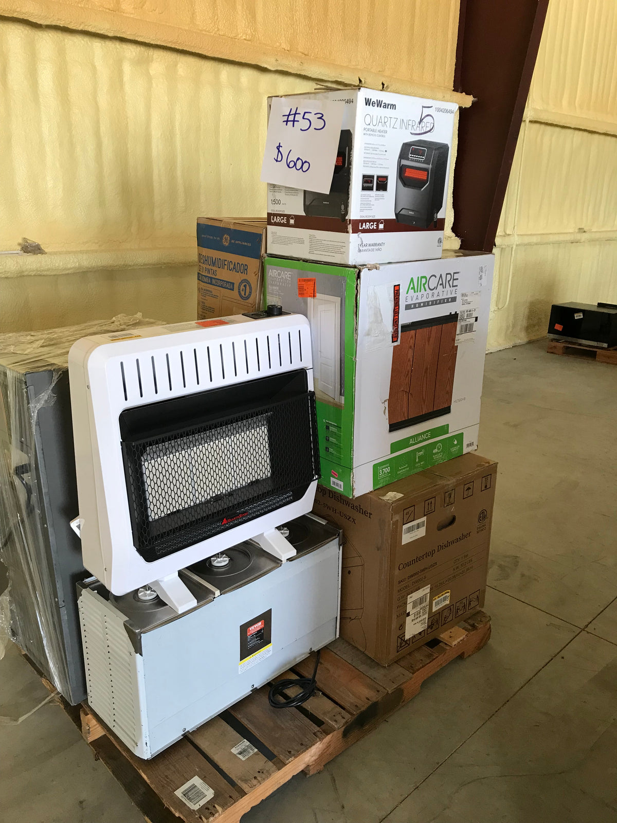 Pallet 53 - Jet Industrial Air Filtration System - Mixed Appliances