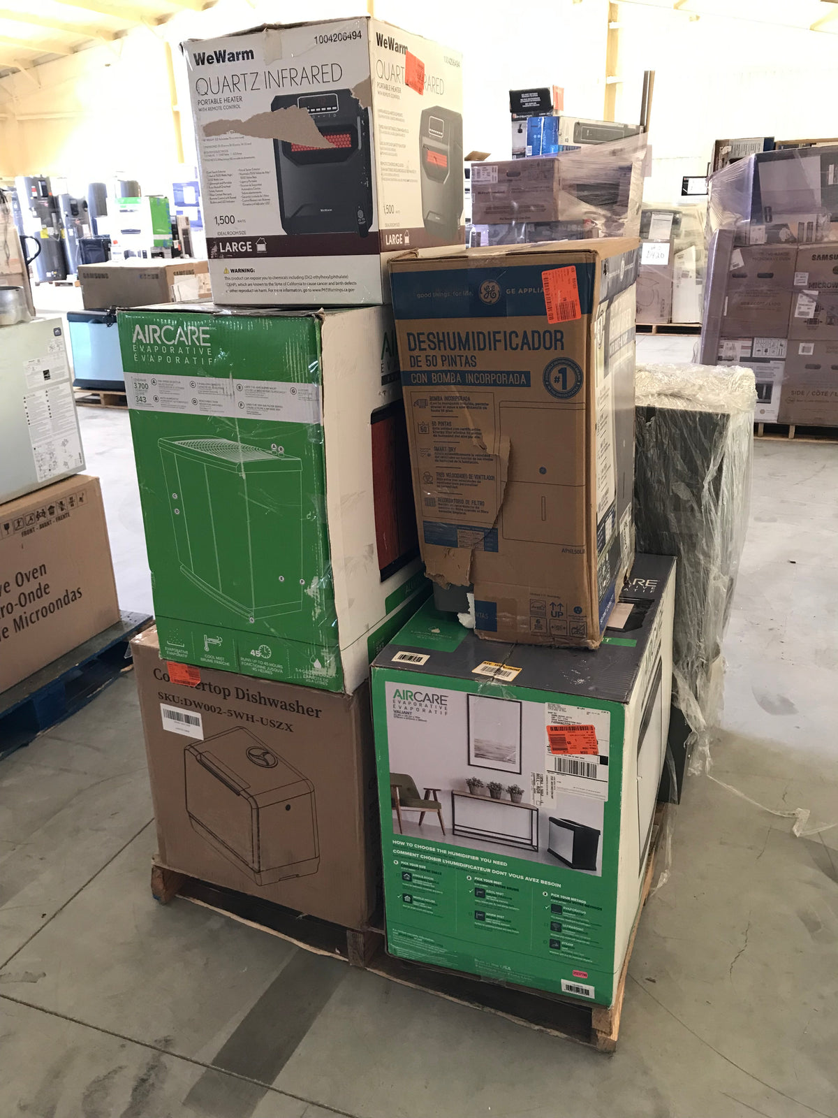 Pallet 53 - Jet Industrial Air Filtration System - Mixed Appliances