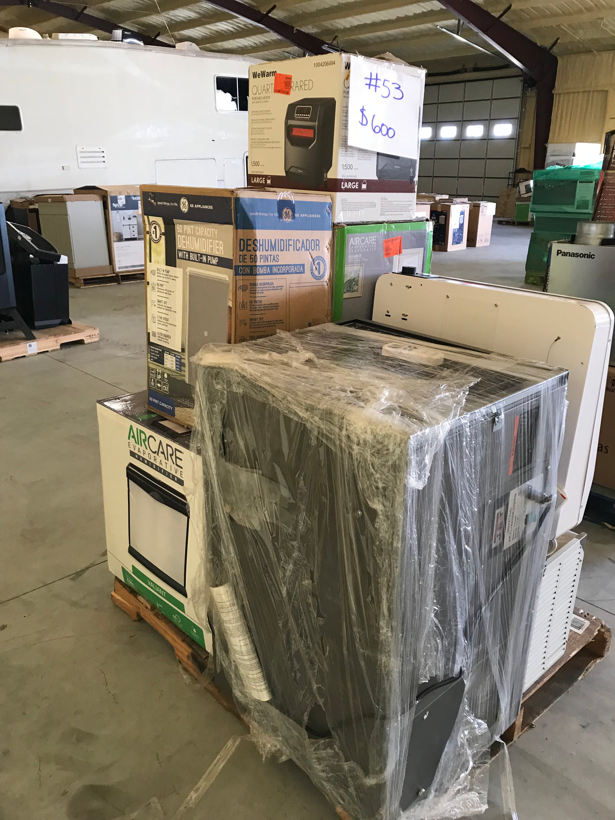 Pallet 53 - Jet Industrial Air Filtration System - Mixed Appliances