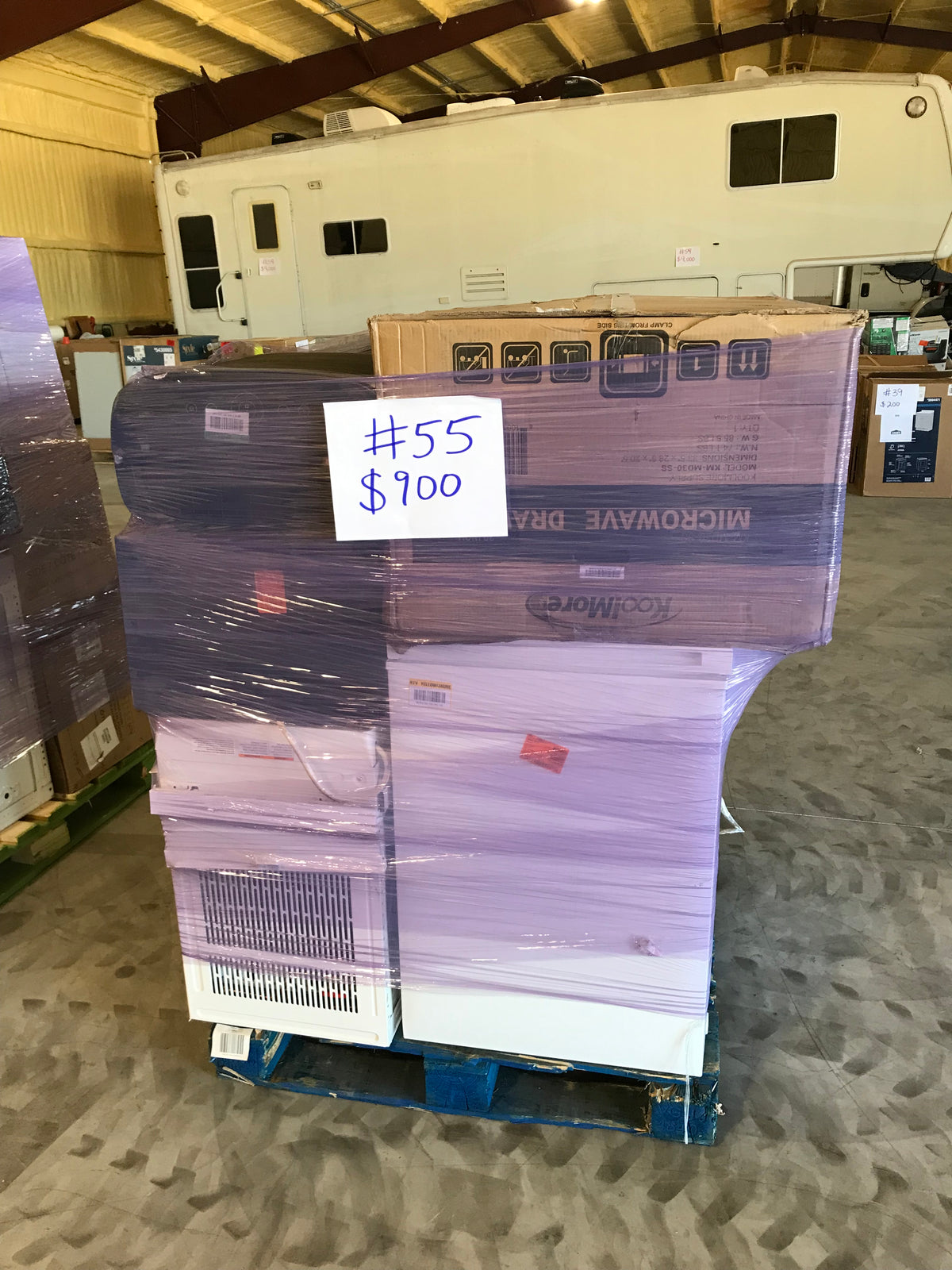 Pallet 55 - Chest Freezer AC unit Etc
