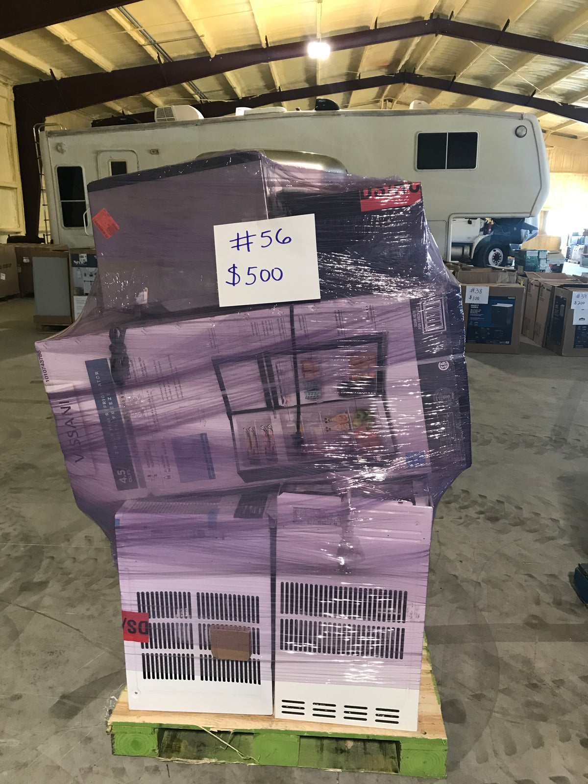 Pallet 56 - Mini Refrigerator, AC units, Mircowaves