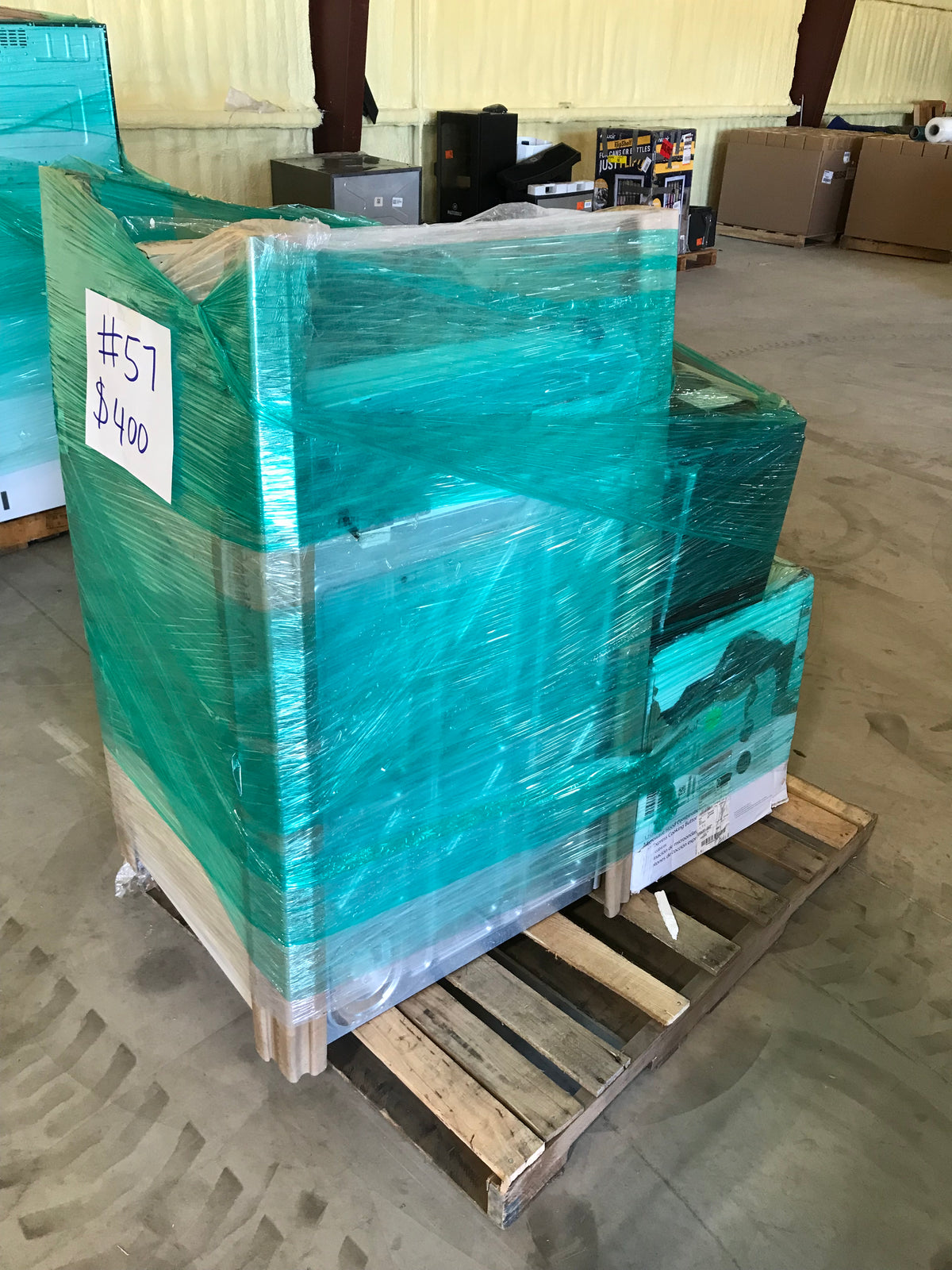 Pallet 57 - Washer, Cooktop, AC unit