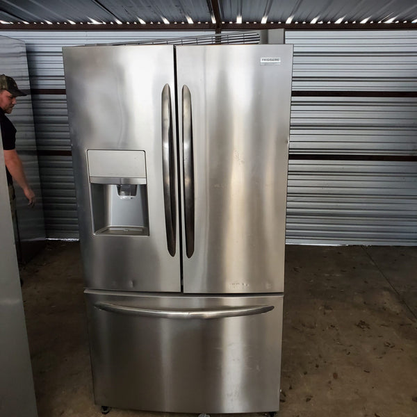 Frigidaire French door stainless steel refrigerator recently in our Salvage Wholesale program.