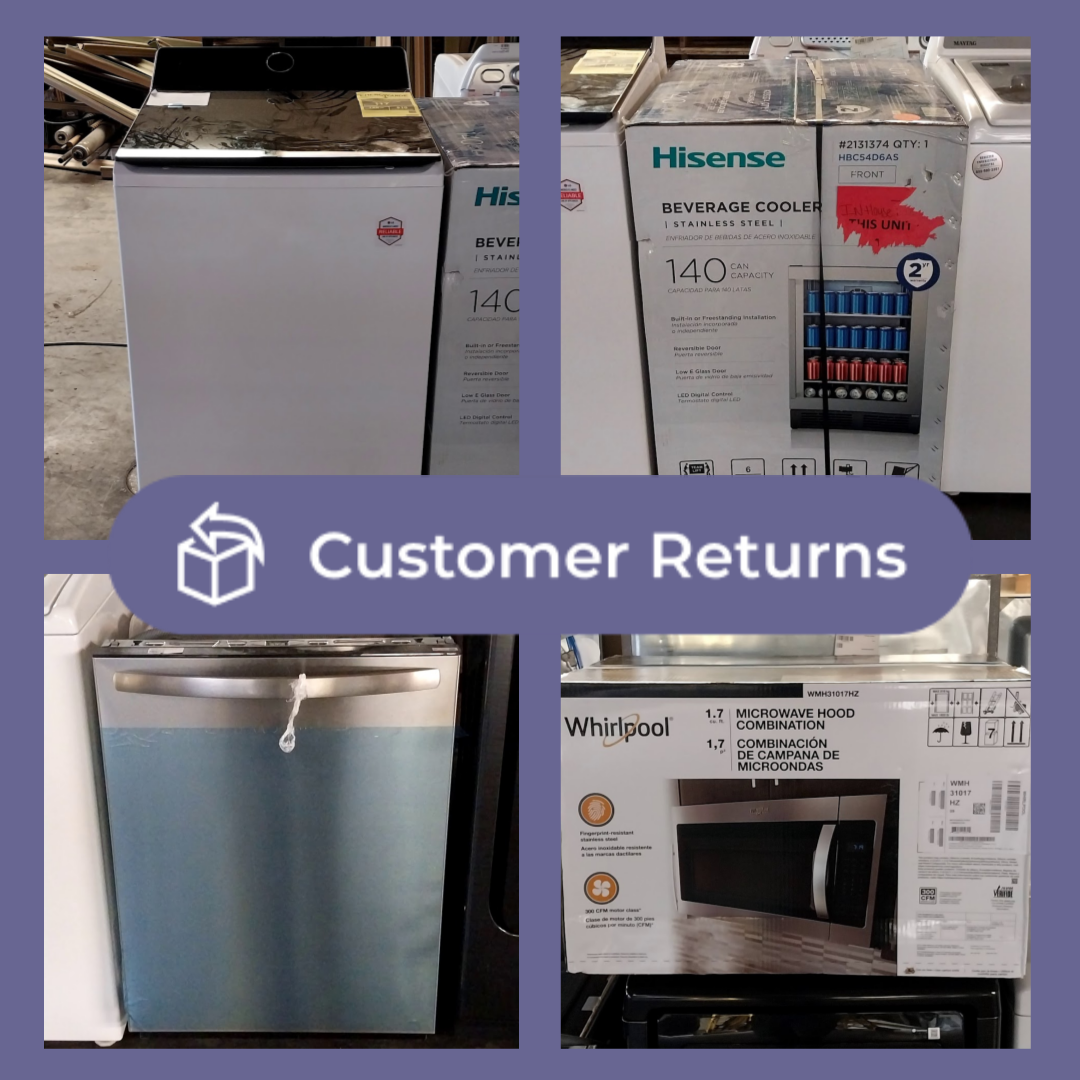 #1405 Liquidation Half Truckload of 25 Customer Return Appliances in South Carolina - Patchwork