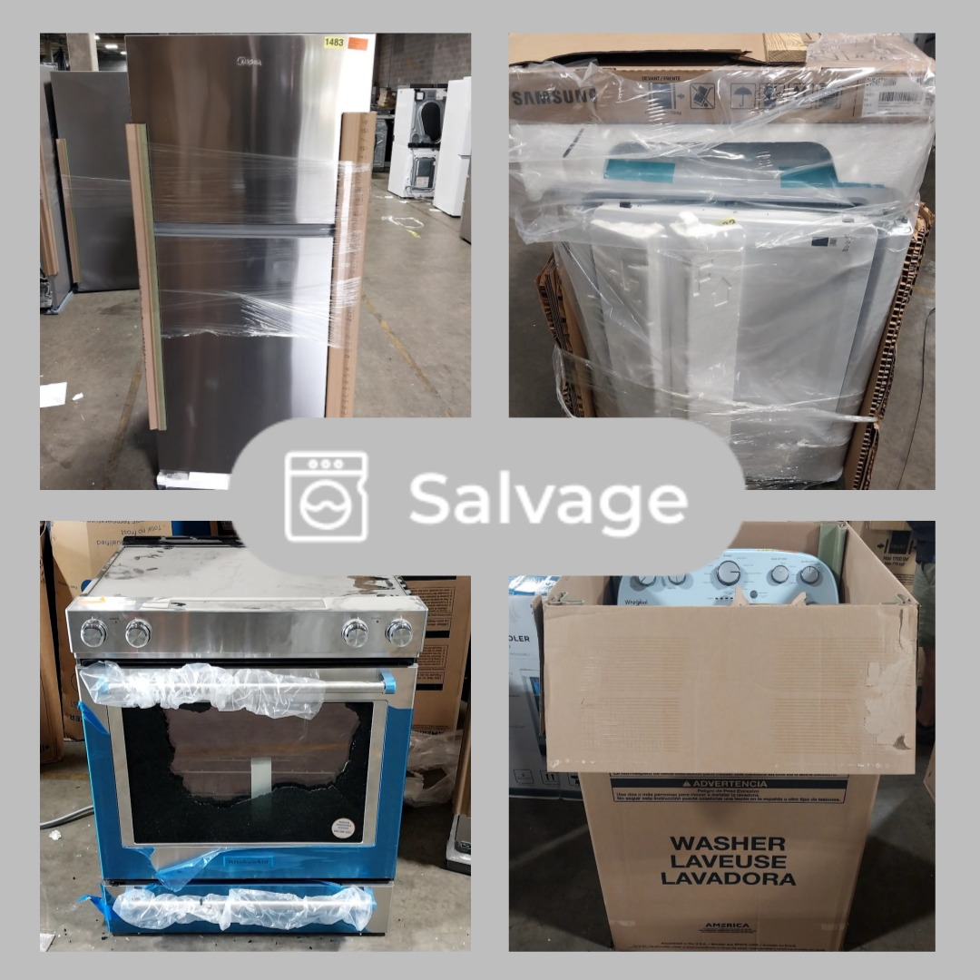#1483 Liquidation Full Truckload of 55 Salvage Appliances in South Carolina - Saco