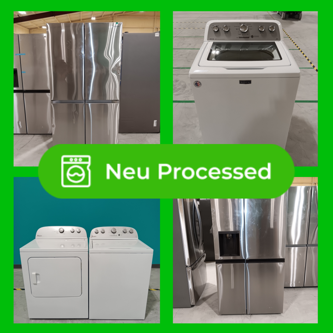 #1312 Liquidation Half Truckload of 11 Neu Processed Appliances in Texas