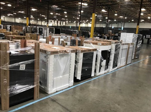 Samsung Scratch and Dent washers and dryers sold in bulk by the truckload.