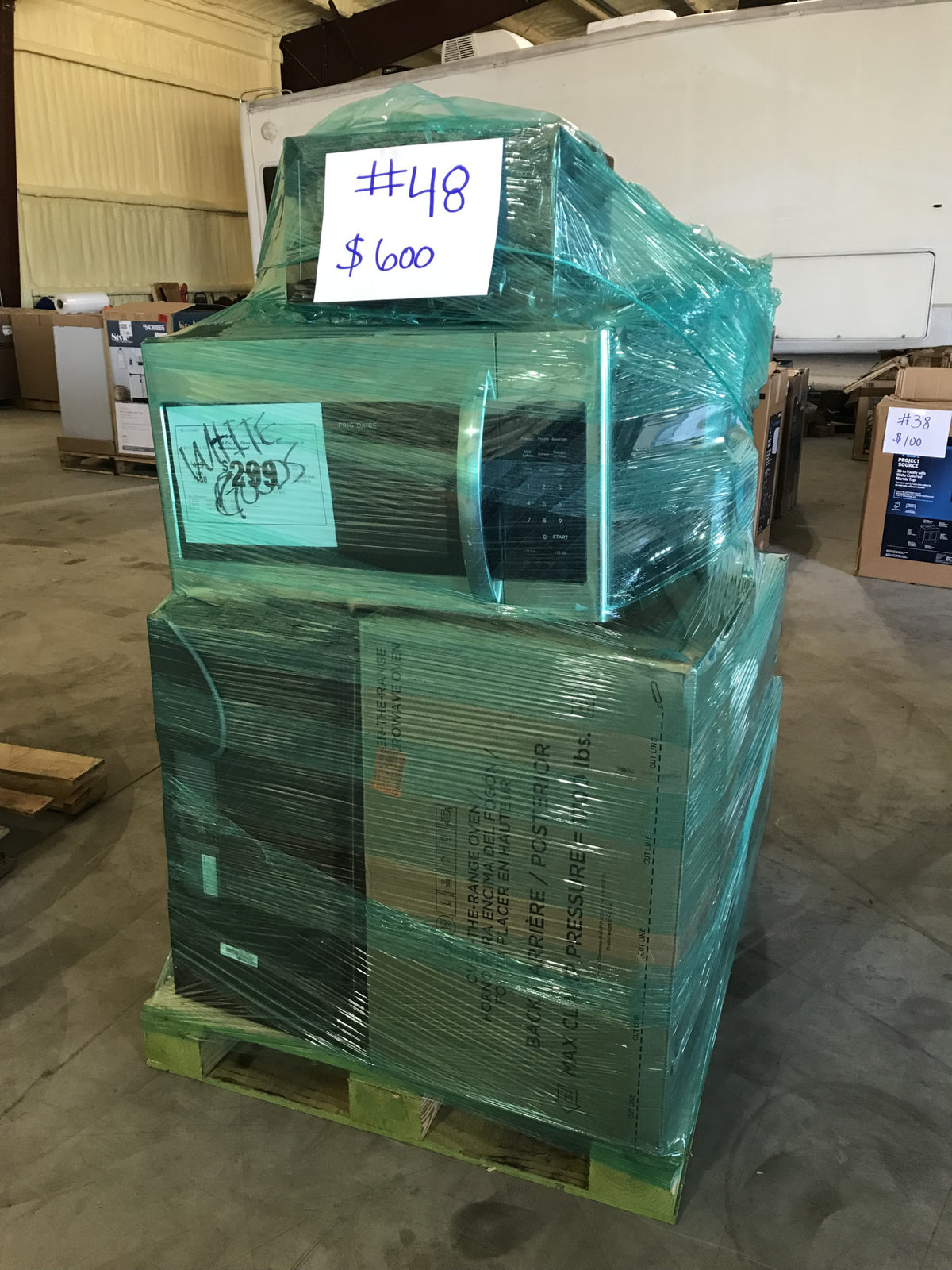#48 Wholesale Pallet | 10 Customer Return Counter Top, Over the Range
