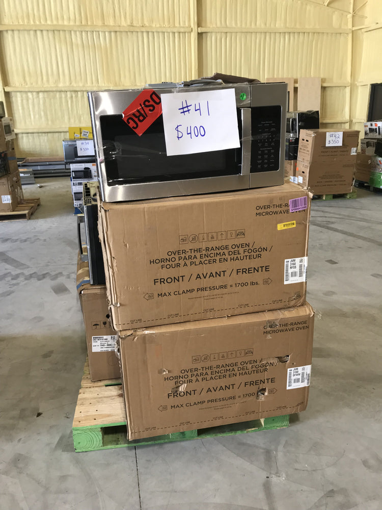 #41 Wholesale Pallet | 6 Customer Return Over the Range