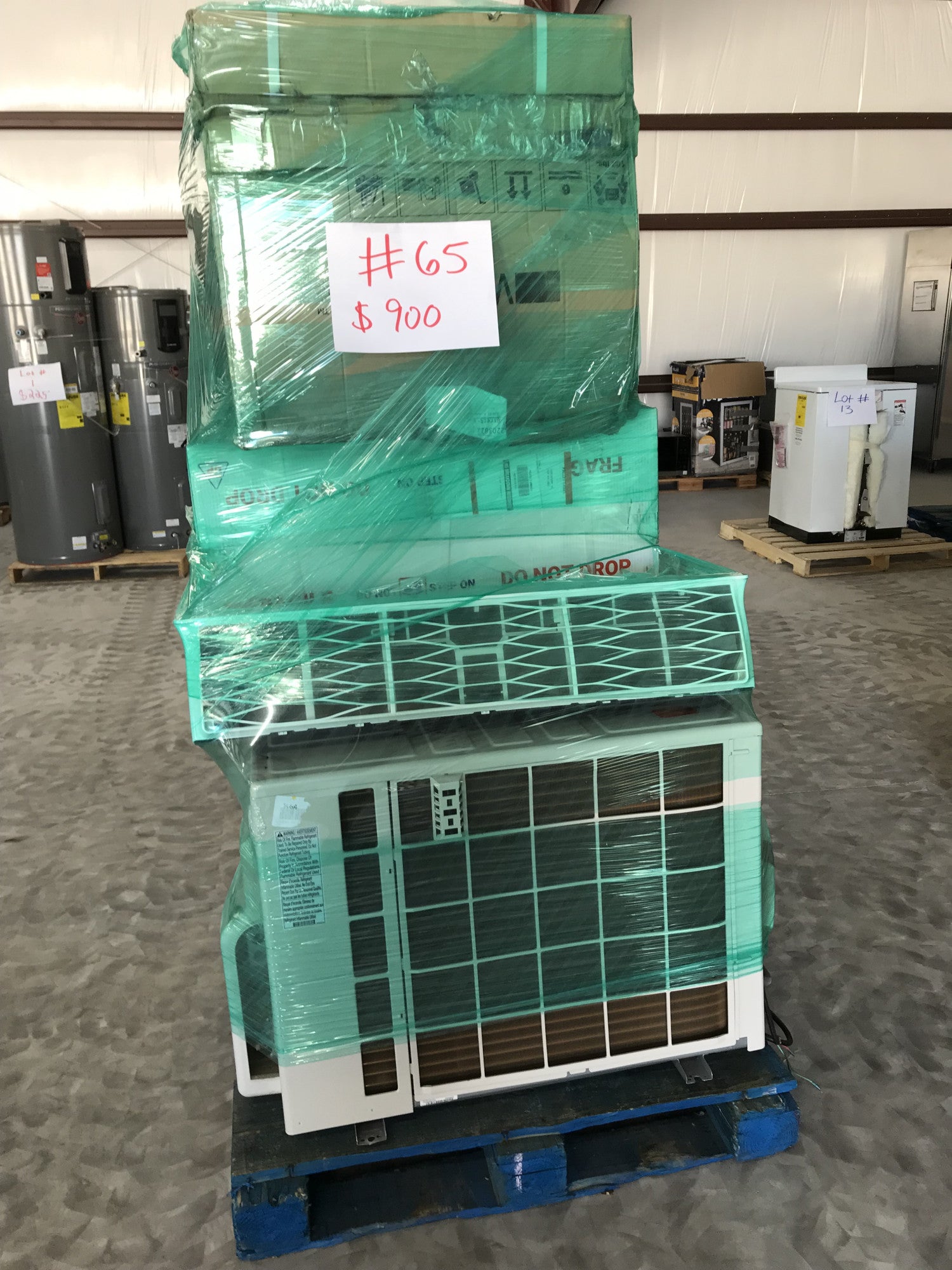 #65 Wholesale Pallet | 5 Customer Return Mini Splits, Heaters, Accessories