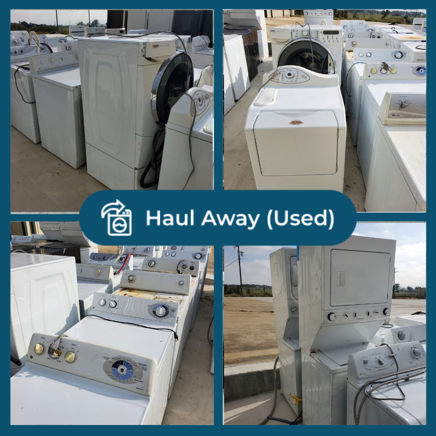 #1203 Liquidation Half Truckload of 19 Haul Aways (Used) Appliances in Texas