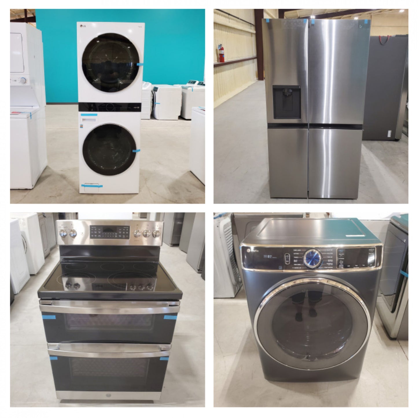 #1208 Liquidation Half Truckload of 16 Neu Processed Appliances in Texas