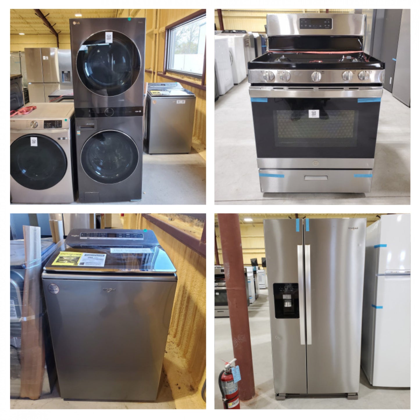 #1212 Liquidation Half Truckload of 15 Neu Processed Appliances in Texas