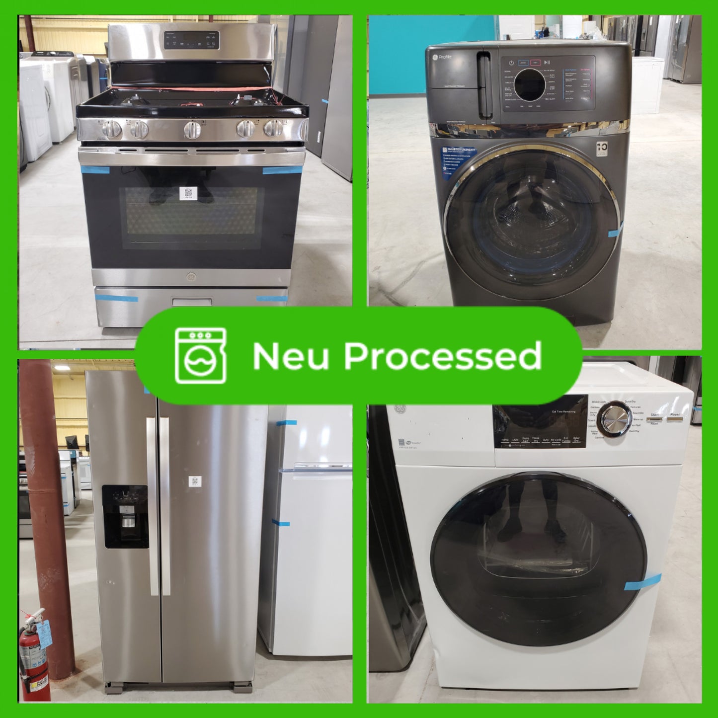 #1212 Liquidation Half Truckload of 15 Neu Processed Appliances in Texas