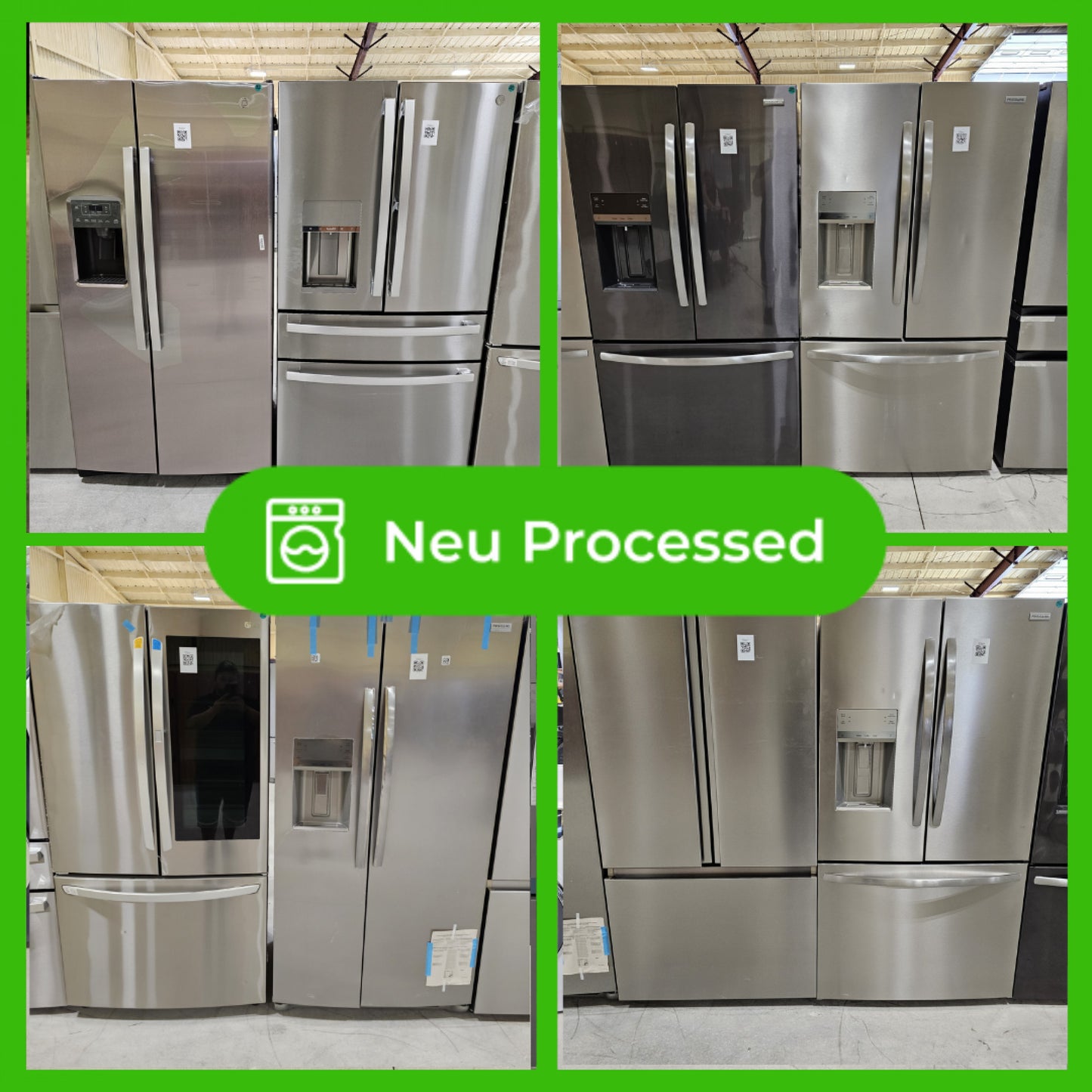 #1187 Liquidation Half Truckload of 11 Neu Processed Appliances in Texas