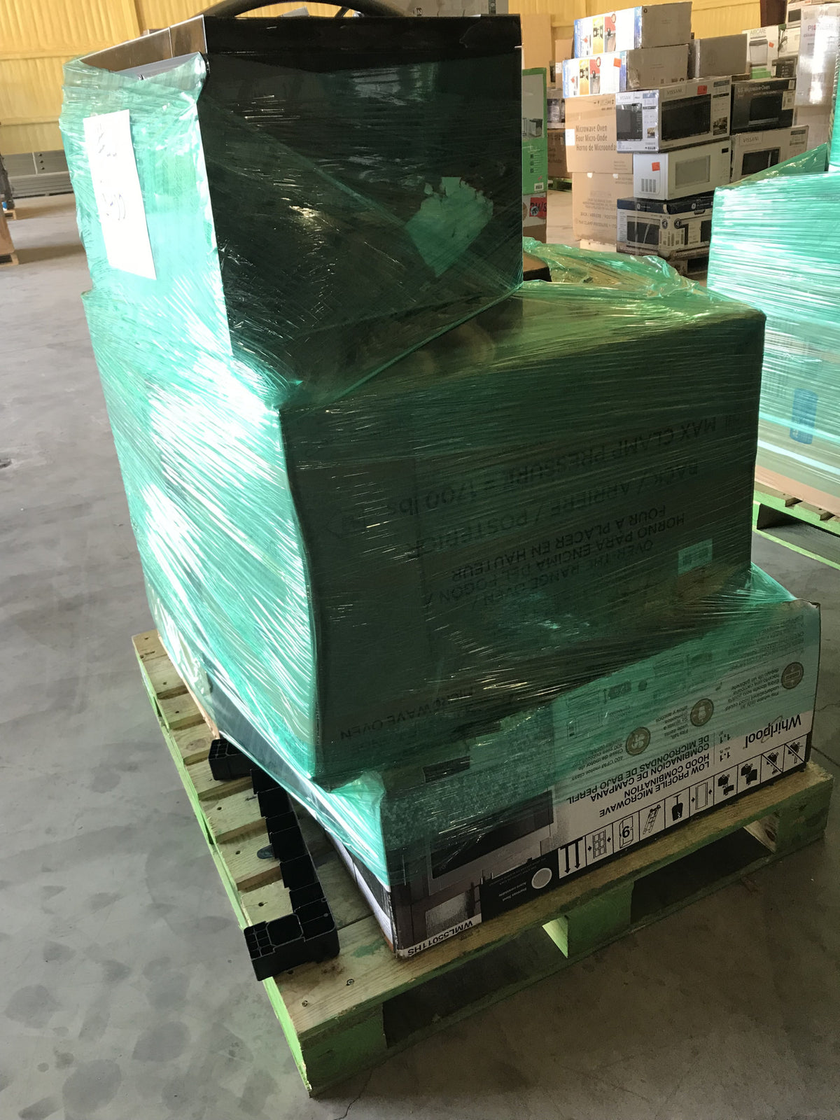 # 44 Wholesale Pallet | 5 Customer Return Over the Range, Counter Top