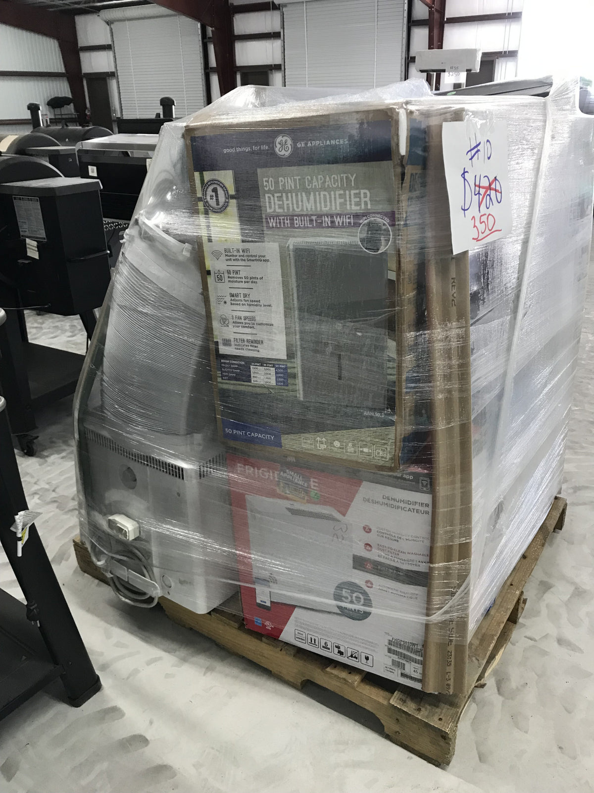 # 10 Wholesale Pallet | 11 Customer Return Window Units, Humidifiers, Dehumidifiers, Portable Units, Accessories, Hood