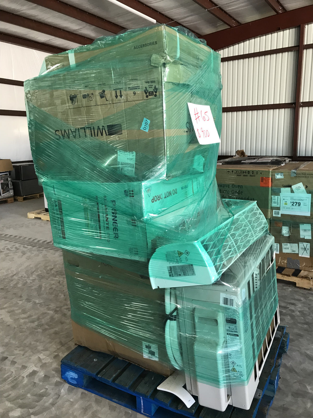 #65 Wholesale Pallet | 5 Customer Return Mini Splits, Heaters, Accessories