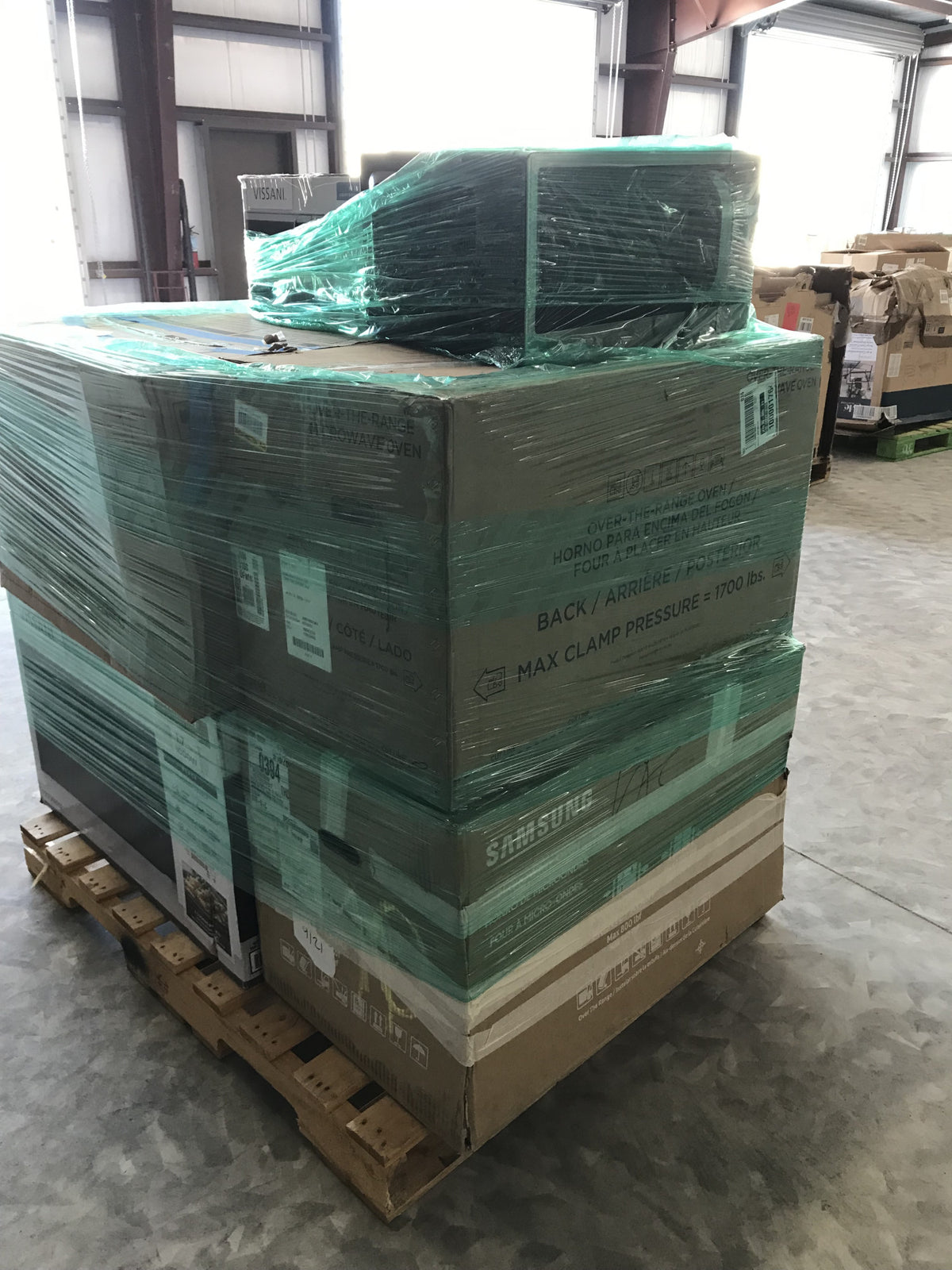 # 62 Wholesale Pallet | 8 Customer Return Over the Range, Counter Top