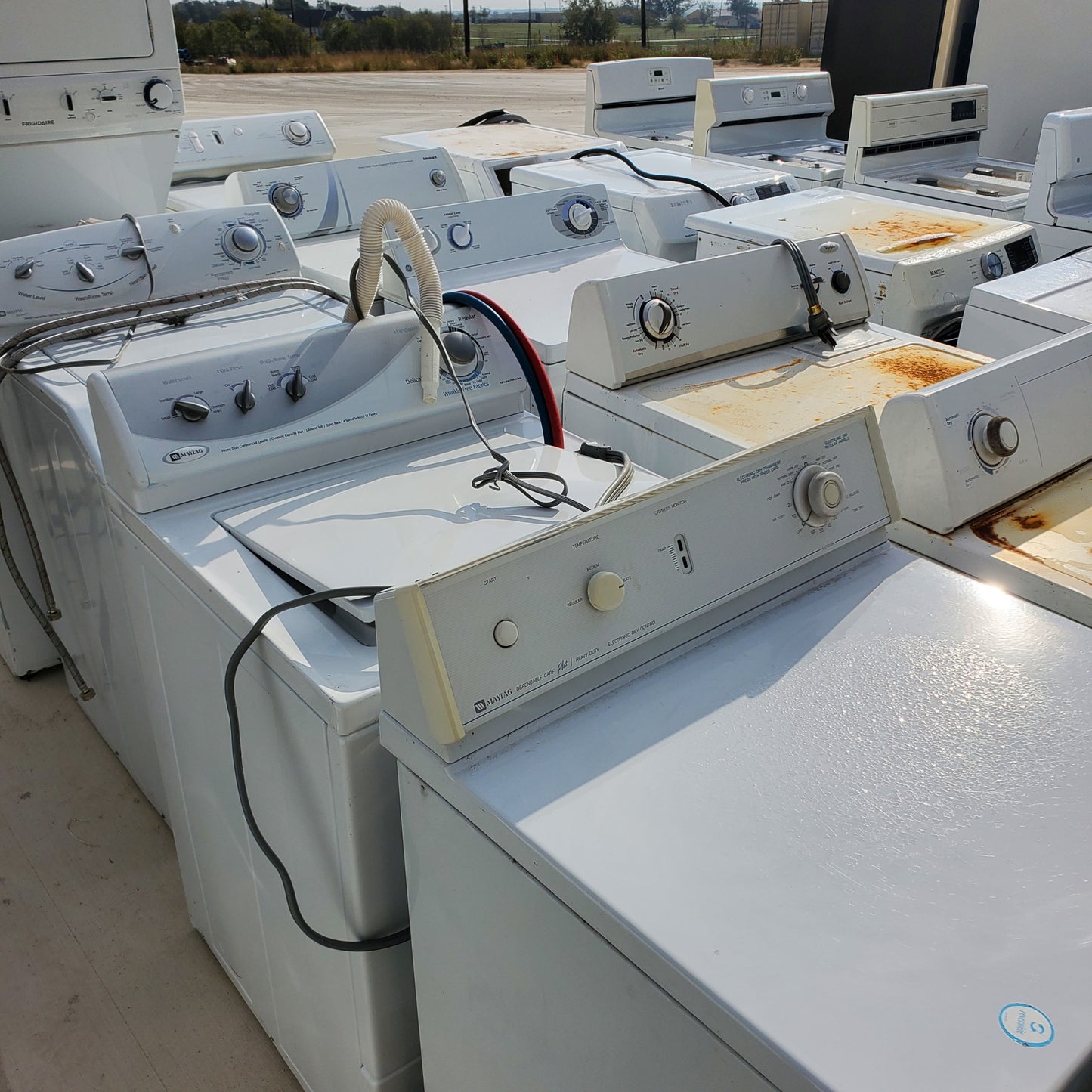 #1203 Liquidation Half Truckload of 19 Haul Aways (Used) Appliances in Texas