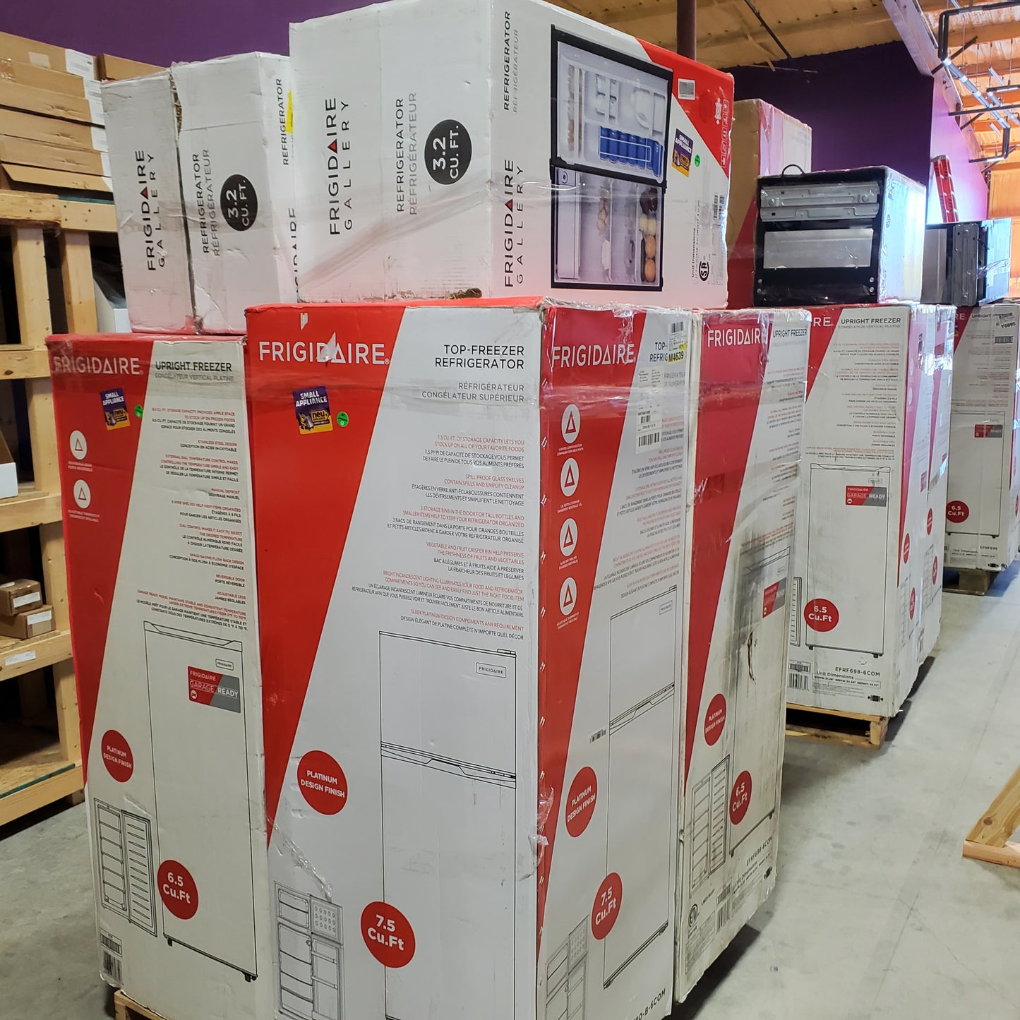 #P-1055 Liquidation Half Truckload of 58 Scratch and Dent Appliances in Georgetown, Texas