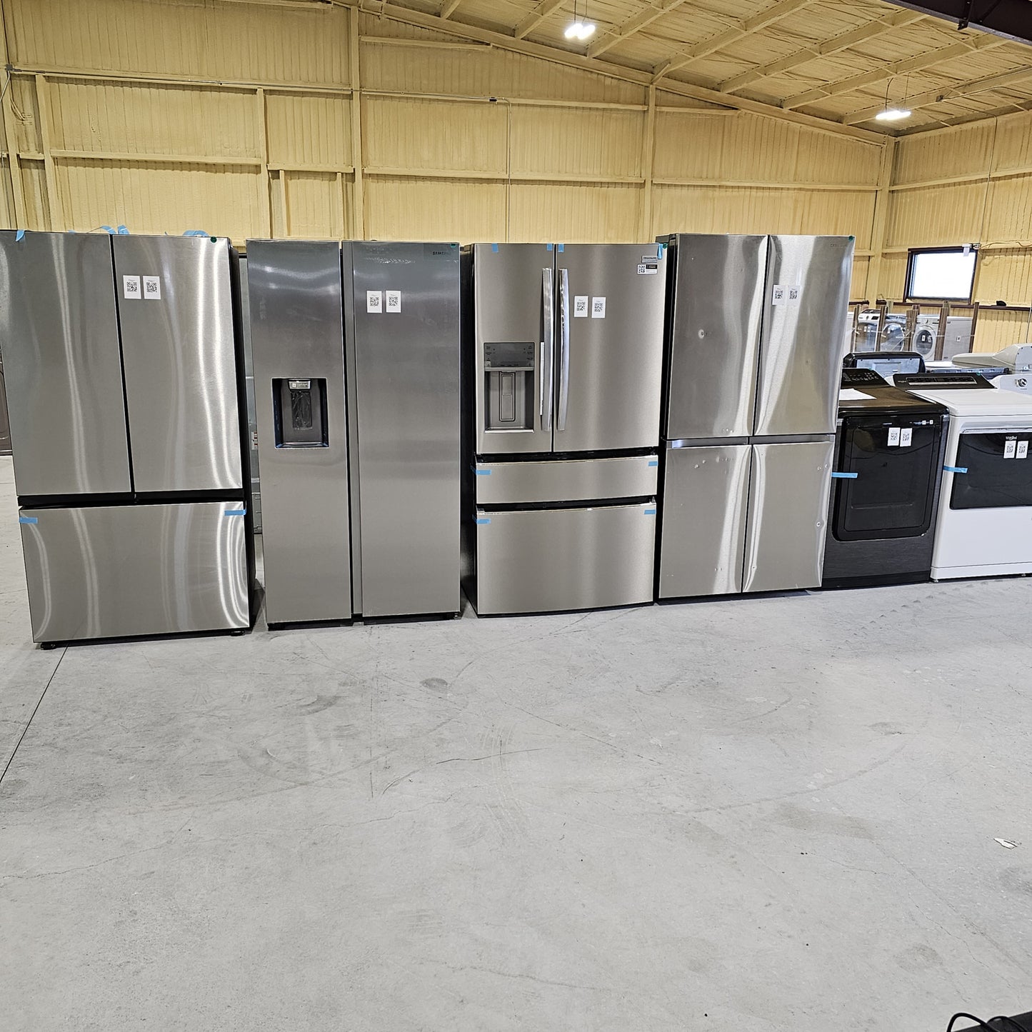 #1191 Liquidation Half Truckload of 8 Neu Processed Appliances in Texas