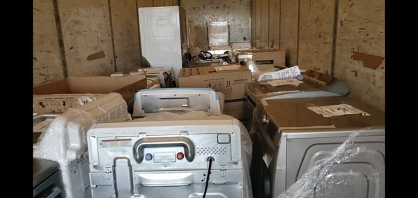 Full truckload order from the Lowes Customer Return Appliance program.