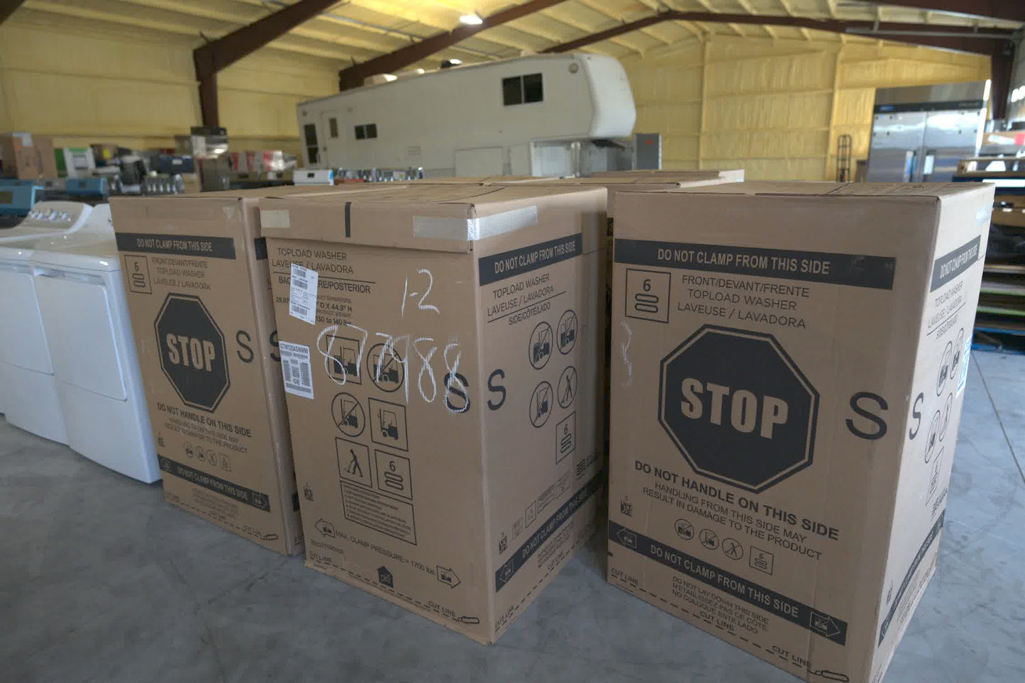 #1717 Liquidation Full Truckload of 82 Scratch and Dent Appliances in Texas